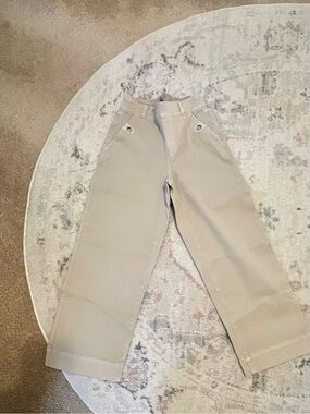 NWOT SPANX Cream Cropped Wide-Leg Pants